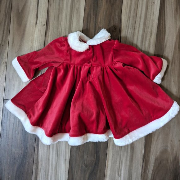 Teddy's Choice Baby 4-Piece Santa Little Helper Baby Red Dress Christmas… - Picture 4 of 7